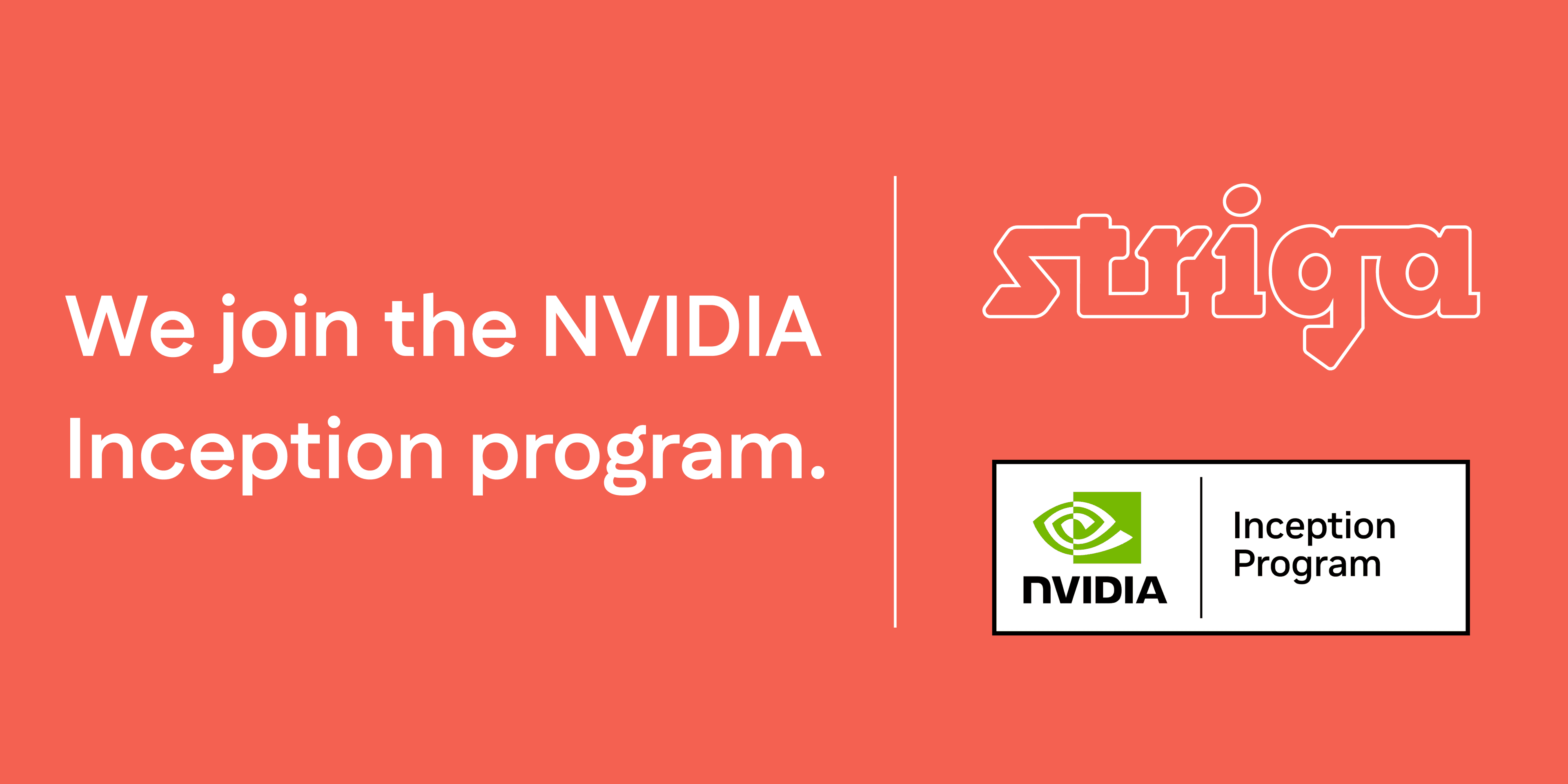 Striga joins the NVIDIA Inception program